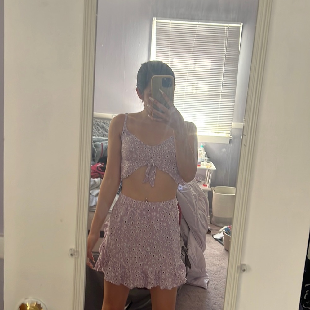 Matching skirt and top